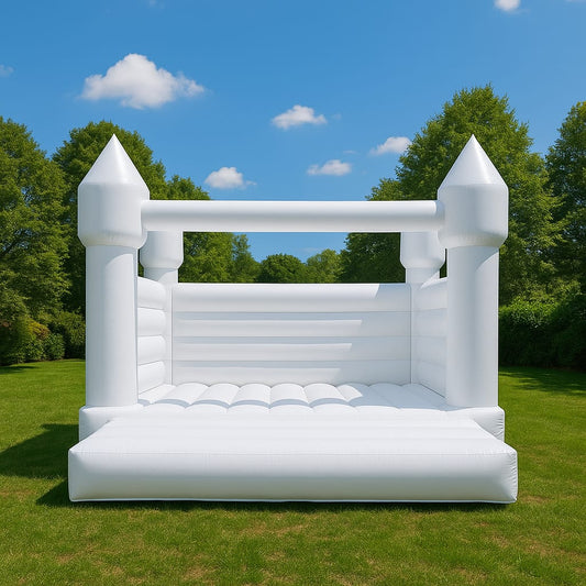 Bubble Haus & weisse Hüpfburg